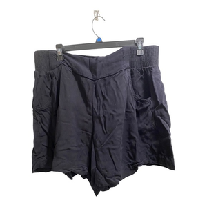 Lane Bryant Rayon Womens Shorts size 18/20, Black‎ Plus Size High Waist EUC